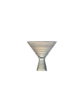 Fortessa Vintage Jupiter Iridescent Hobnail Martini Glasses Set of 4